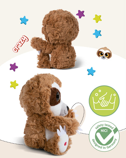 NICI GLUBSCHIS Lynx Lenzo 15cm - Dangling cuddly toy lynx with big glittery eyes - 49295 