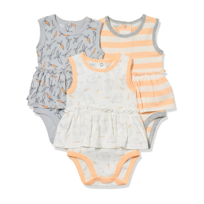 Baby - Mädchen Ärmellose Bodysuit-Kleider