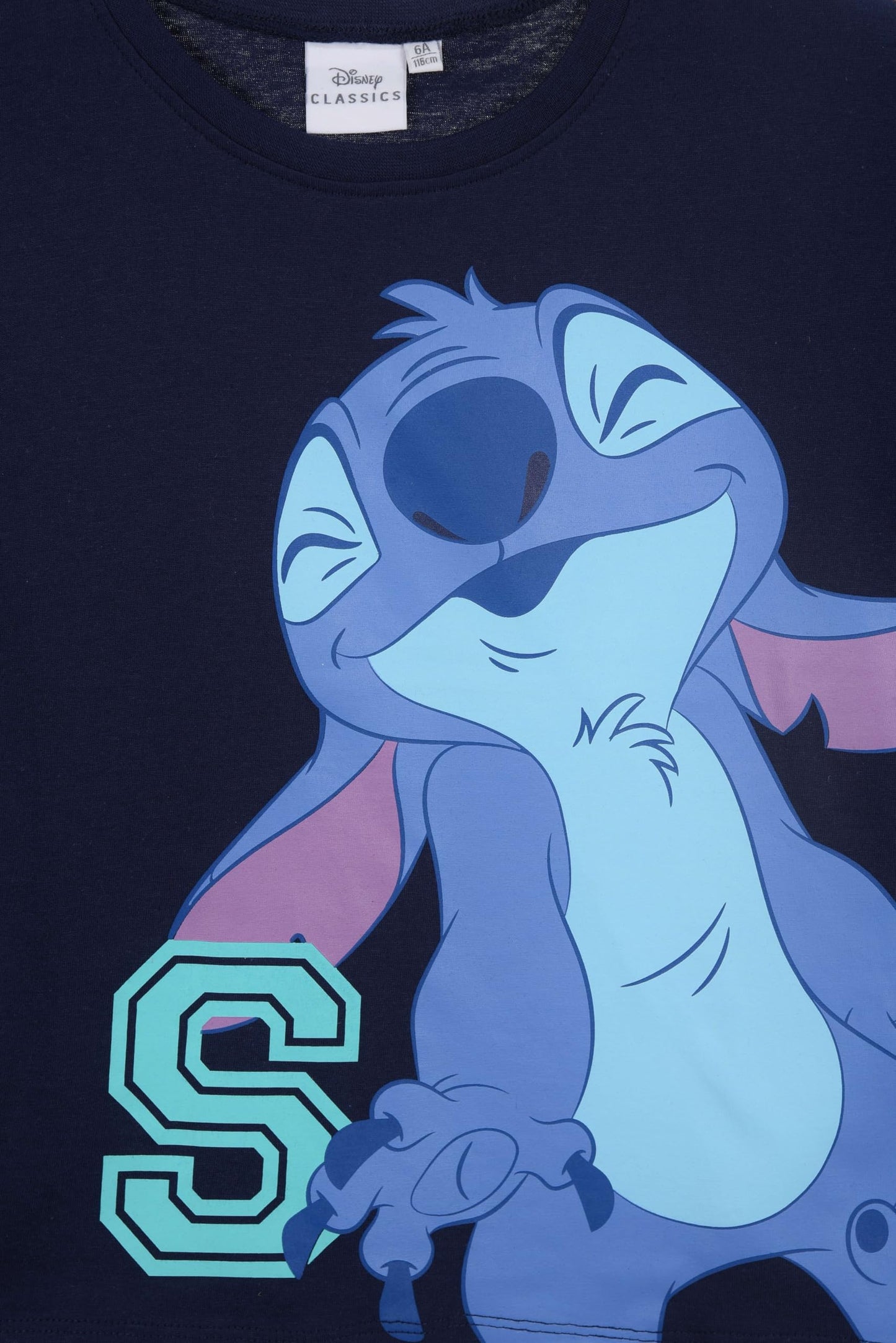 Disney Stitch Mädchen T-Shirt, Lilo&Stitch, Baumwolle, Kinder Shirt, Größe 116 bis 164, 6 bis 14 Jahre