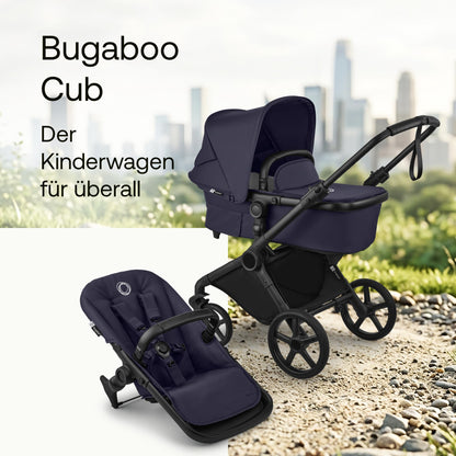Bugaboo Cub All-Terrain Kinderwagen für Neugeborene und Kleinkinder