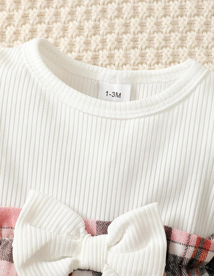 Neugeborenes Baby Mädchen Kleidung Langarm Rüschen Overall Bowknot Strampler Infant Mädchen Herbst Winter Outfits