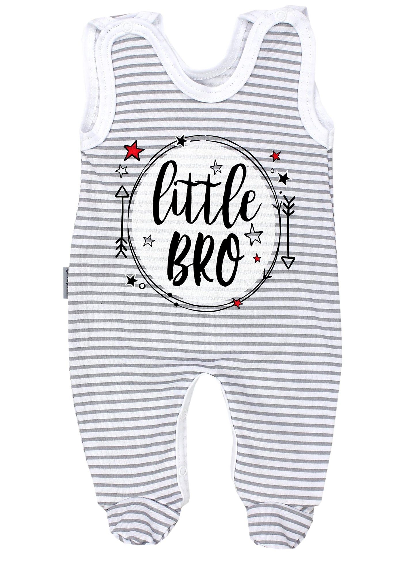 TupTam Baby Unisex Strampler mit Aufdruck Spruch 5er Pack