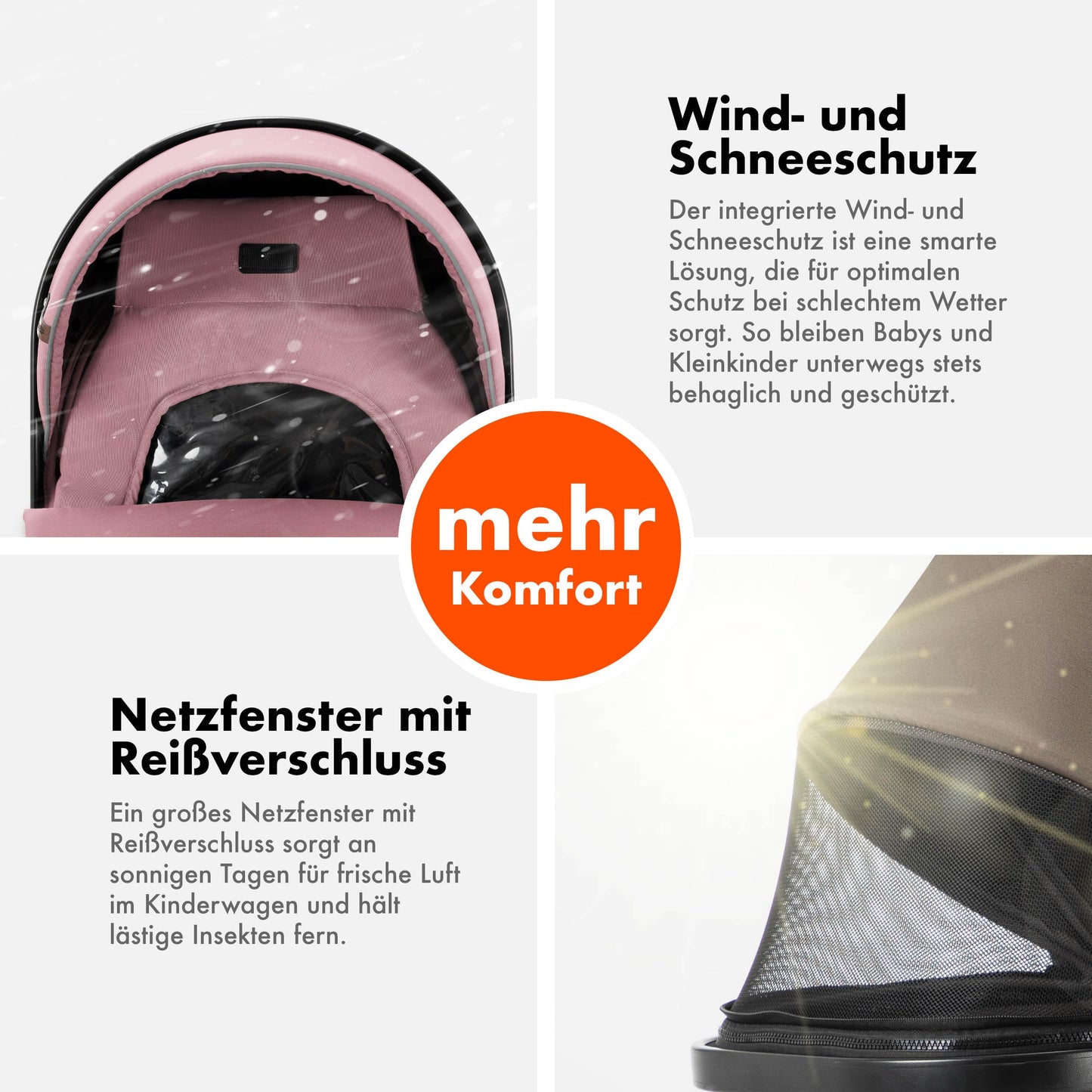 Daliya® FLEXI-PRO M 2in1 Kombikinderwagen & Buggy – XXL-Set, Reise-Kinderwagen mit Einhand-Abnahme, Wetterschutz, Sportsitz, Wickeltasche, Spieltisch, Regenschutz, dicke Matratze (Olivgrün)