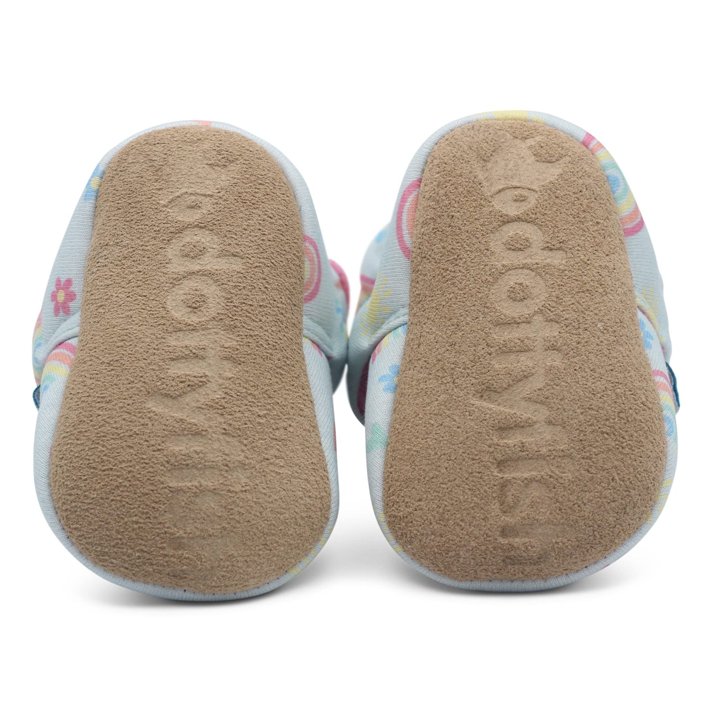 Dotty Fish Baby Winter Boots - Warm Non-Slip Cotton Crawling Shoes with Suede Sole - 0-24 Months