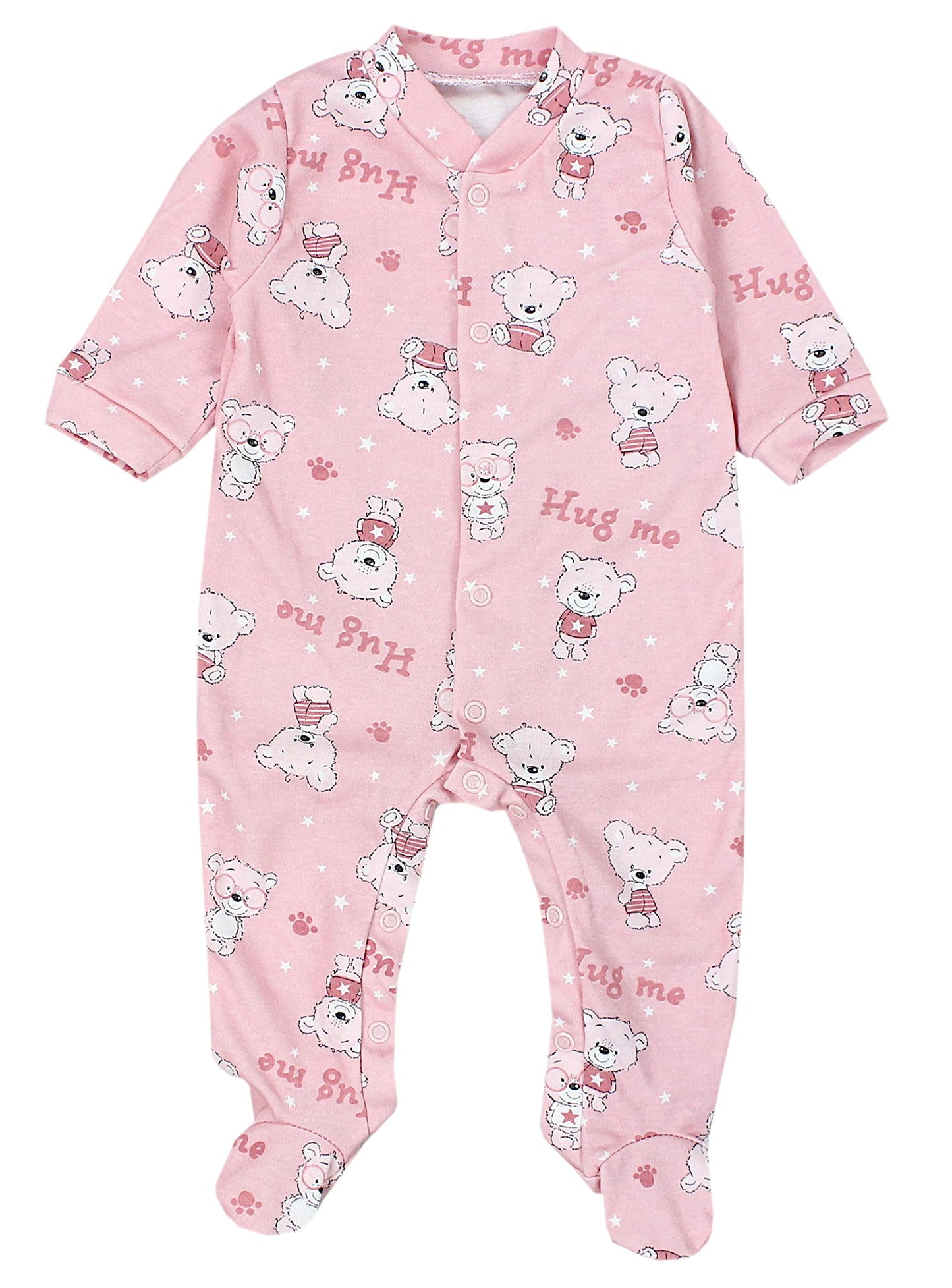 TupTam Baby Mädchen Schlafstrampler mit Fuß 3er Pack