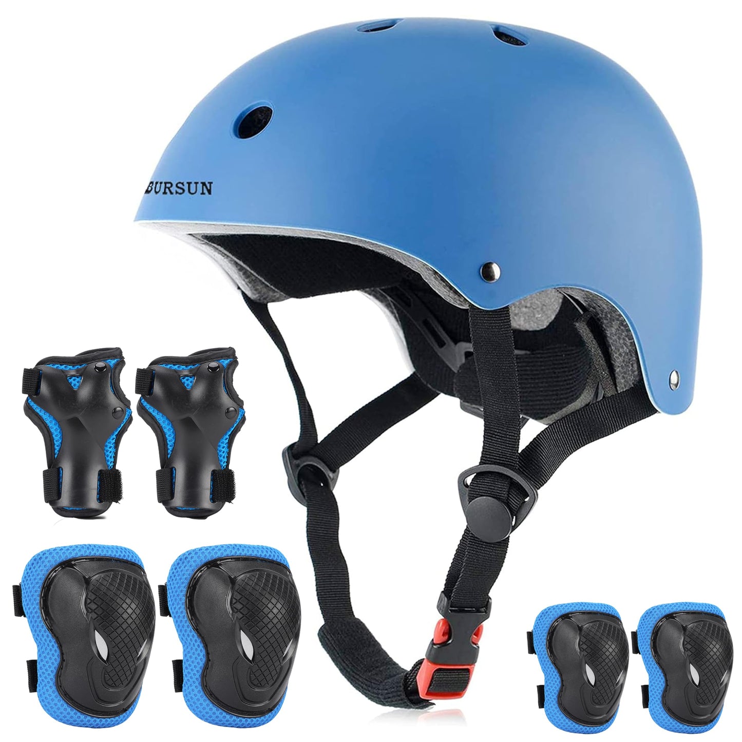 BURSUN Kinder Fahrradhelm Kinderhelm Skaterhelm für Alter 2-16 Jahre Jungen Mädchen, Kinderhelm für Fahrrad Roller Skateboard Scooter Roller Skating