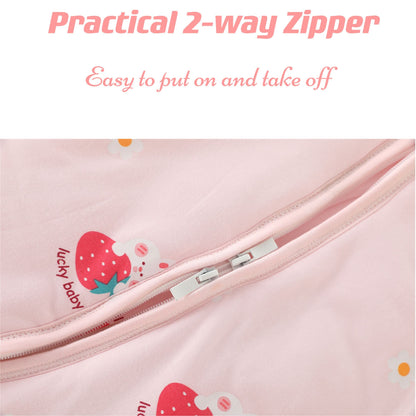 Chilsuessy Baby Sleeping Bag Winter with Removable Long Sleeve Organic Cotton Baby Sleeping Bag Small Children All-Year Sleeping Bag Pyjamas for Boys and Girls, Crown/2.5 Tog, 75-90 cm