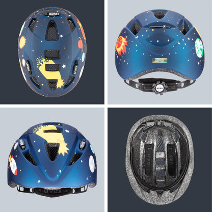 uvex Kid 2 cc - Lightweight children's helmet - individual size adjustment - expandable with LED light 
