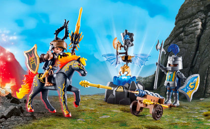 PLAYMOBIL Novelmore 71642 Arwynns Castle, Knight's Castle, Includes Three Knights and Numerous Accessories for Realistic Battles, Action-packed Toy for Children from 4 Years