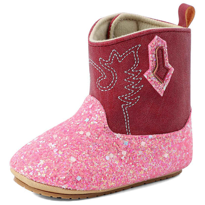 LACOFIA Baby Boys Girls Winter Boots Non-Slip Baby Winter First Walking Shoes Wellington Boots, Aa