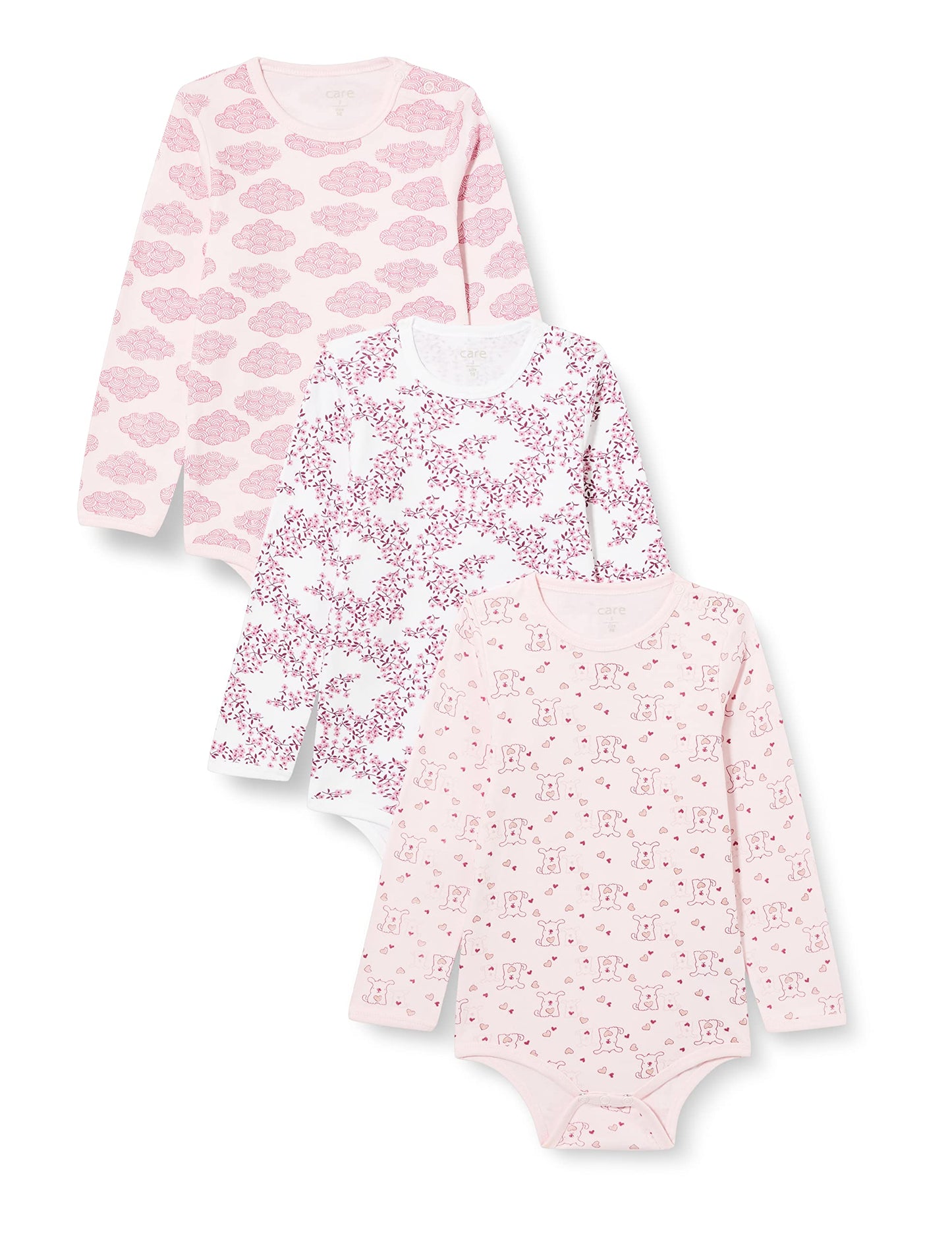 Unisex Baby Bodysuit, Langarm, 100% Baumwolle (3er und 6er Pack)