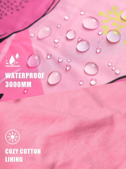 YOUNGSOUL Girls Rain Jacket Wind and Waterproof Transition Jacket 