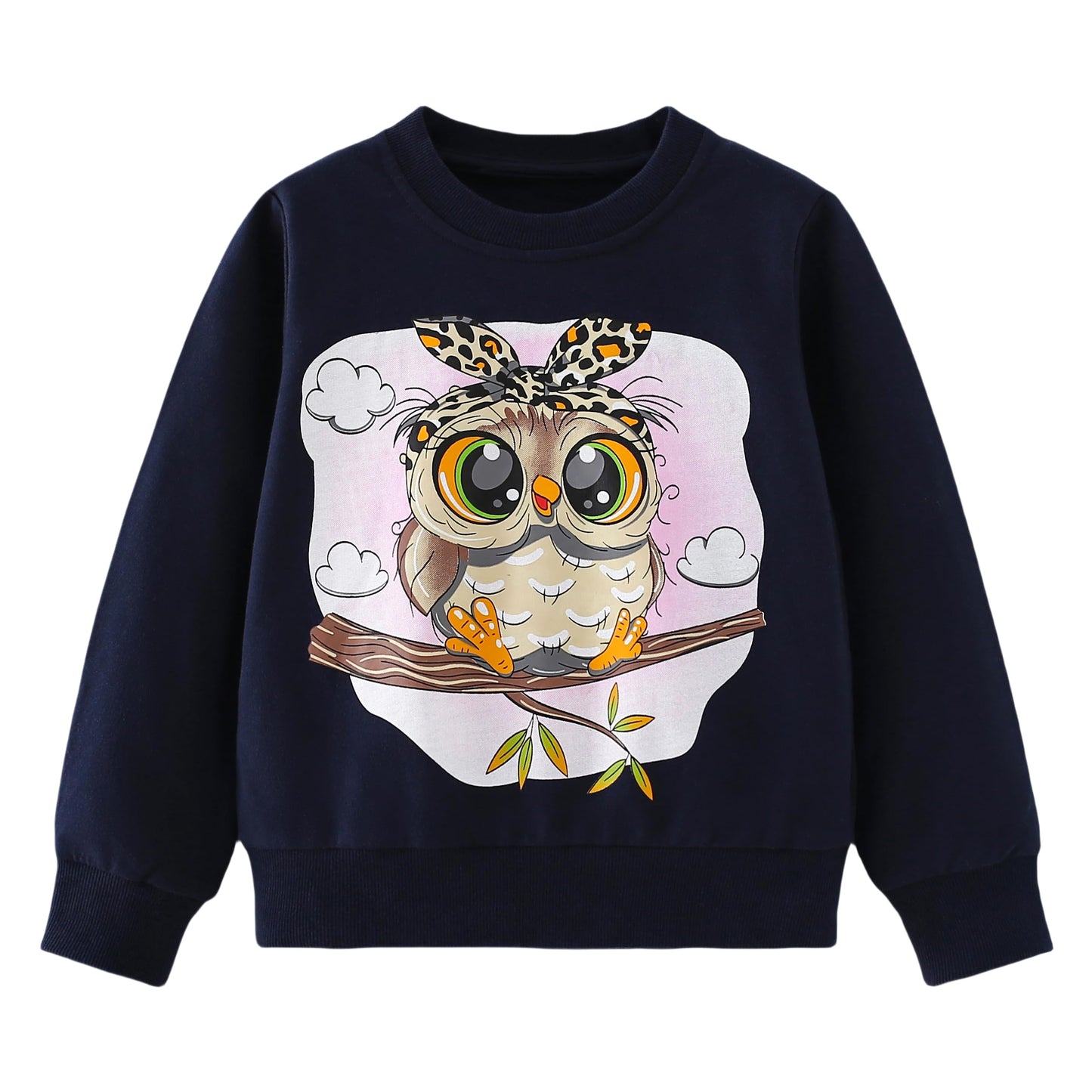 Sweatshirt Mädchen Pullover Kinder Mädchen Baumwolle Langarm Shirt Einhorn Bunny Warm Tops 2-8 Jahre Größe 92 98 104 110 116 122 128