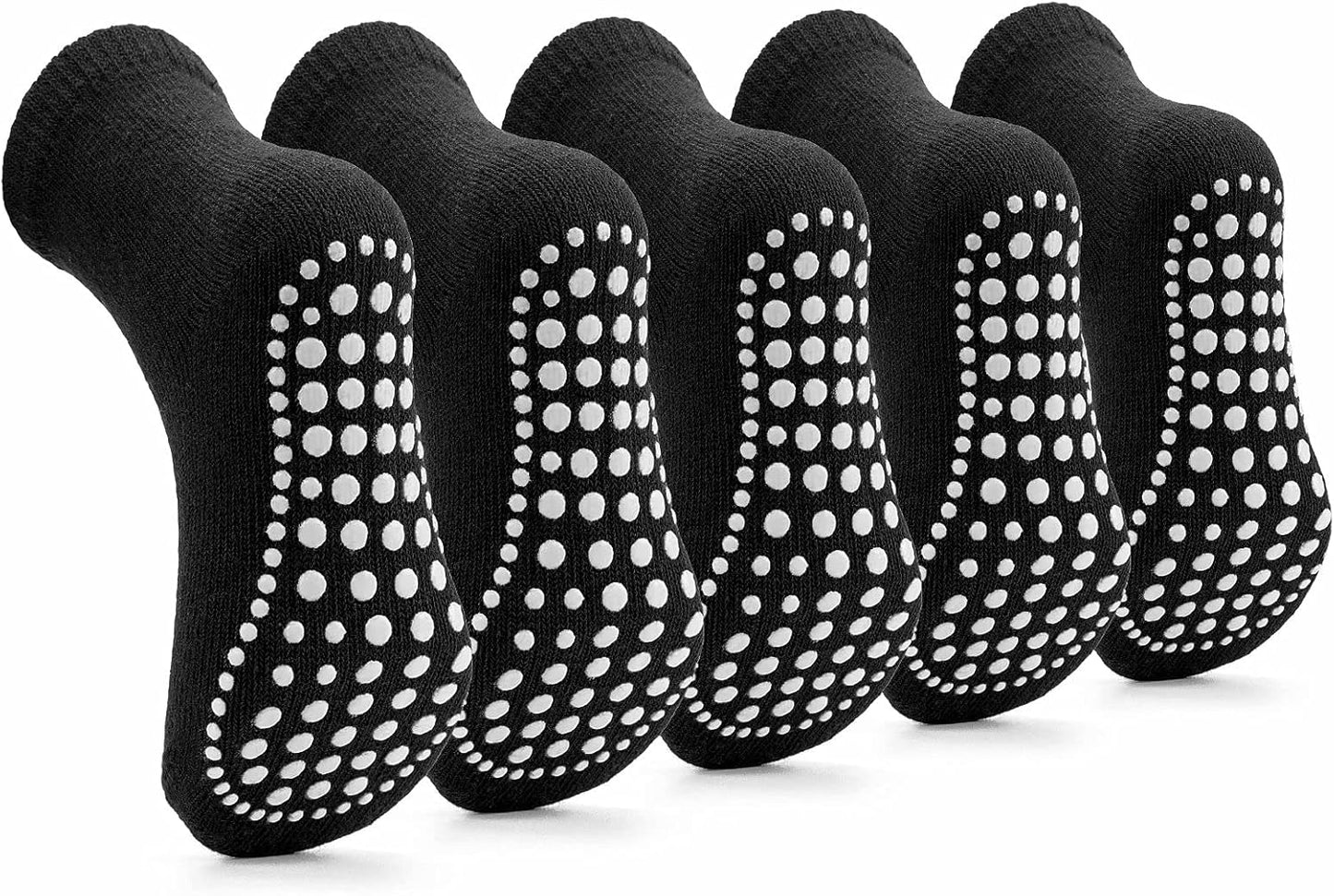 KOWAYI Stoppersocken Kinder 5/10 Paar ABS Rutschsocken Kinder Jungen, Mädchen, Baby Antirutschsocken 1-7 Jahre Grip Socken