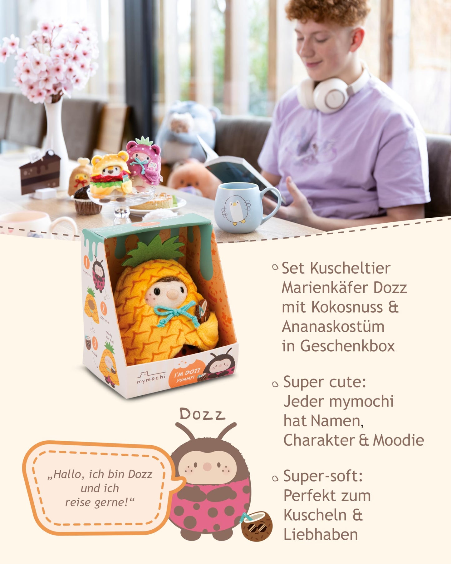 NICI Kuscheltier Küken Tschieps 8cm mit Chilisoße & Hähnchenkeulekostüm in Geschenkbox - gelb - Stofftier aus weichem Plüsch, Plüschtier zum Kuscheln und Spielen, für Kinder & Erwachsene - 61653