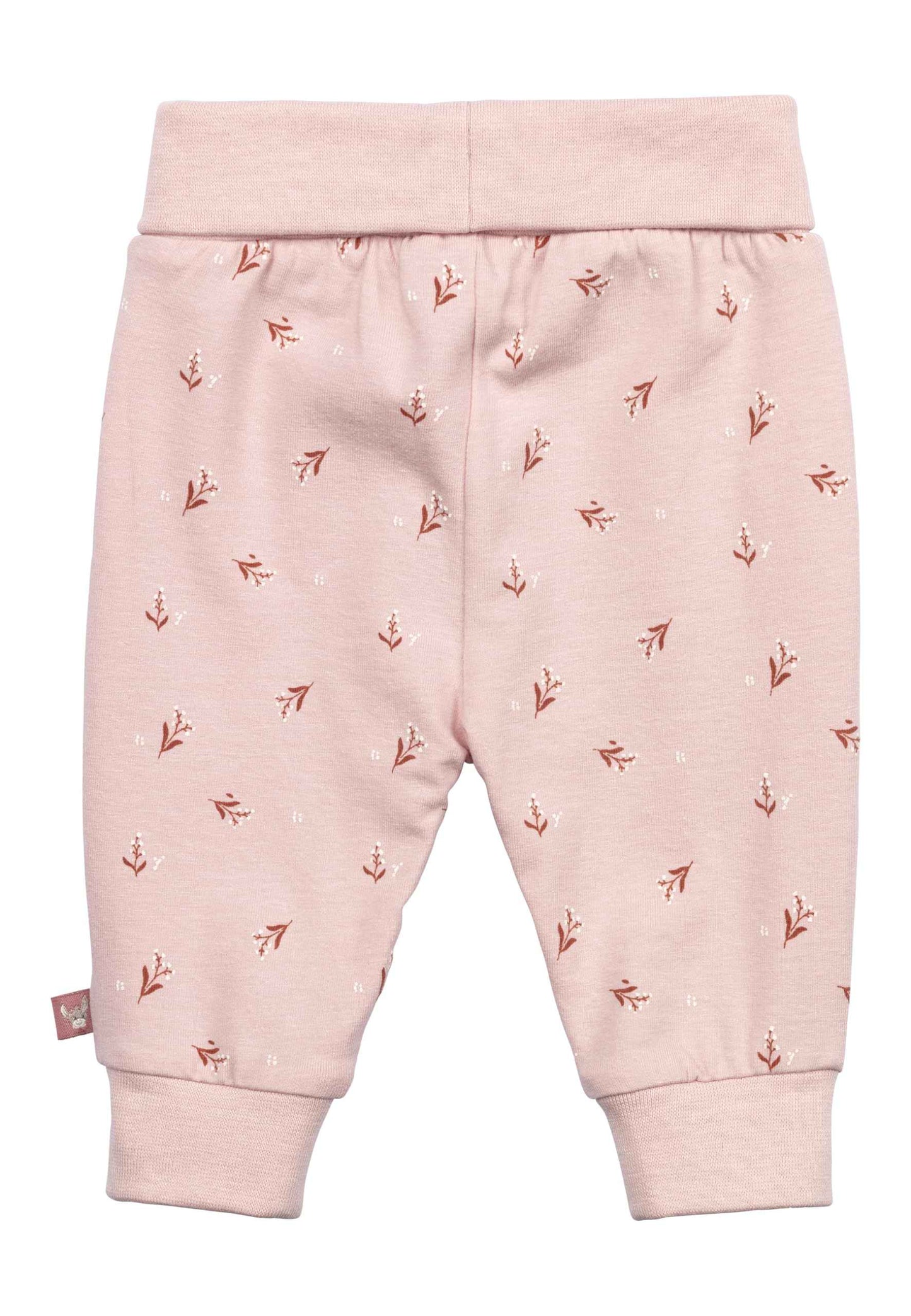 Sterntaler Flowers Girls' Baby Trousers with All-Over Print, Cotton Jersey Jogging Bottoms with Elastic Cuffs, Comfortable Children's Slip-On Trousers, Children's Clothing from Birth