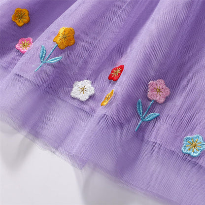 Kleinkind Mädchen Kurze Ärmel Ostern Kleid Baumwolle lässig Jersey Shirt Playwear Applique Kleid