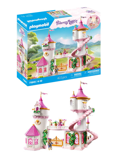 PLAYMOBIL | Princess Magic | Prinzessinnenschloss mit Königspaar | Prinzessinnen Spielzeug | Schloss Spielset | Märchen Spielzeug für Kinder ab 4 Jahren | 71845