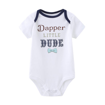 Kiddiezoom Baby-Body, Hose, Kleinkinder, Einteiler, Kleidung, Set, Outfits, für Jungen und Mädchen, Baumwollkappen, Kratzfäustlinge