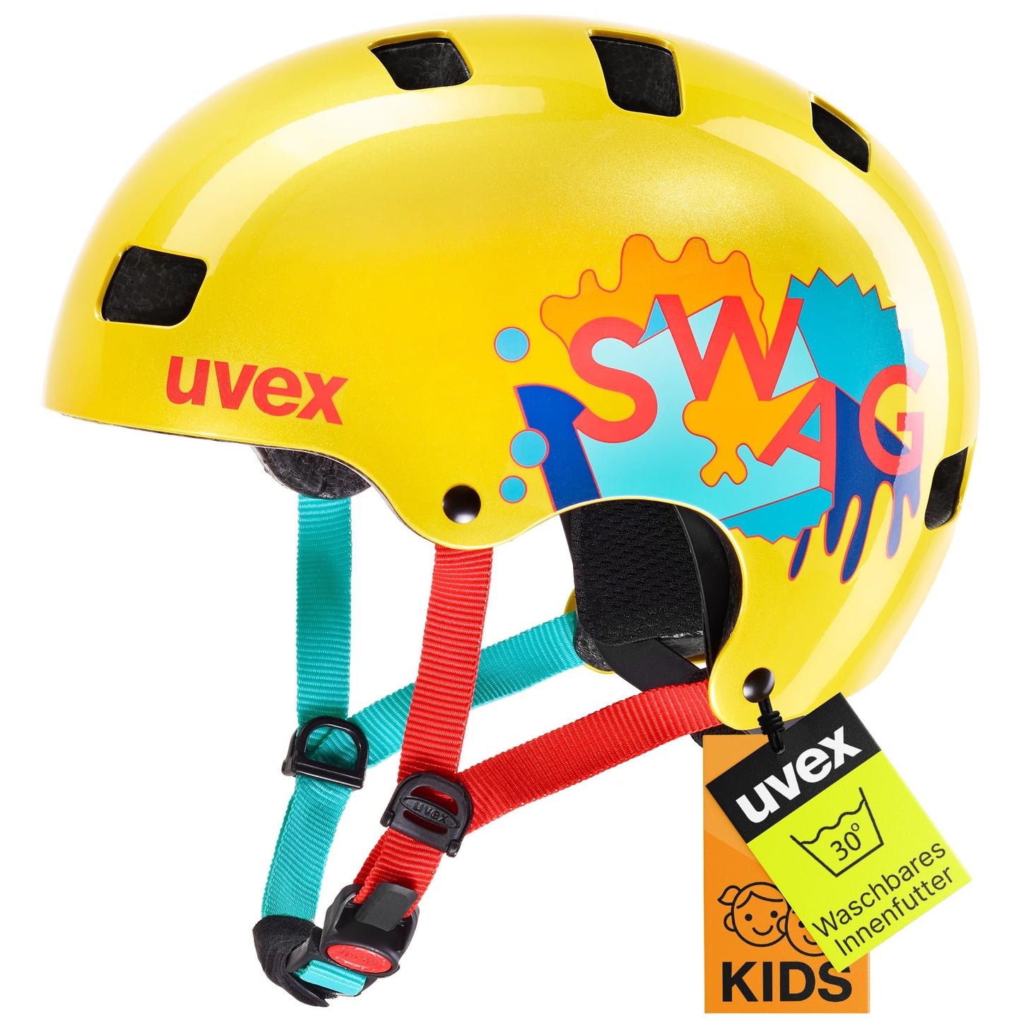 uvex Kid 3 - robust bicycle helmet for children - individual size adjustment - washable interior 