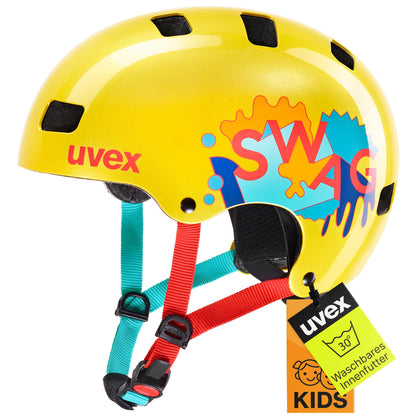 uvex Kid 3 - robust bicycle helmet for children - individual size adjustment - washable interior 