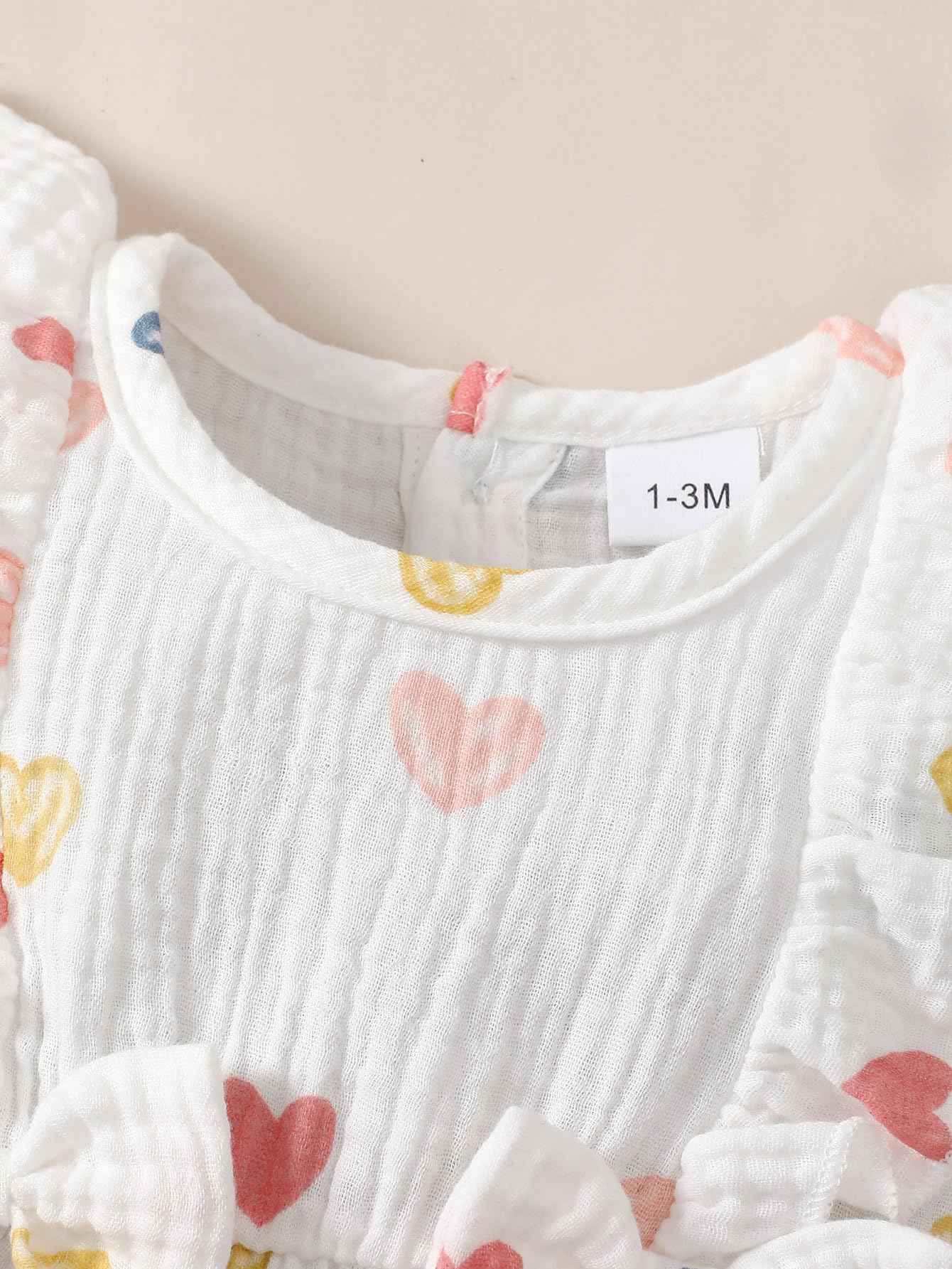 UUAISSO Newborn Baby Girl Clothing Long Sleeve Ruffle Jumpsuit Bowknot Romper Infant Girls Autumn Winter Outfits