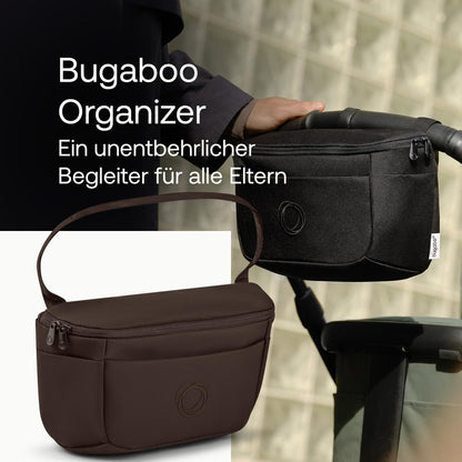 Bugaboo Kinderwagen Organizer-Tasche mit leicht zugänglichen Fächern. Praktisches Accessoire für alle Baby-Essentials in Desert Taupe
