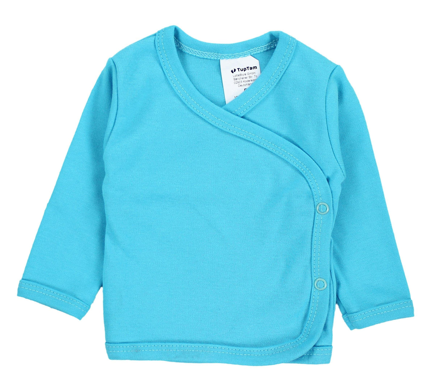 TupTam Baby Jungen Langarm Wickelshirt Baumwolle 5er Set