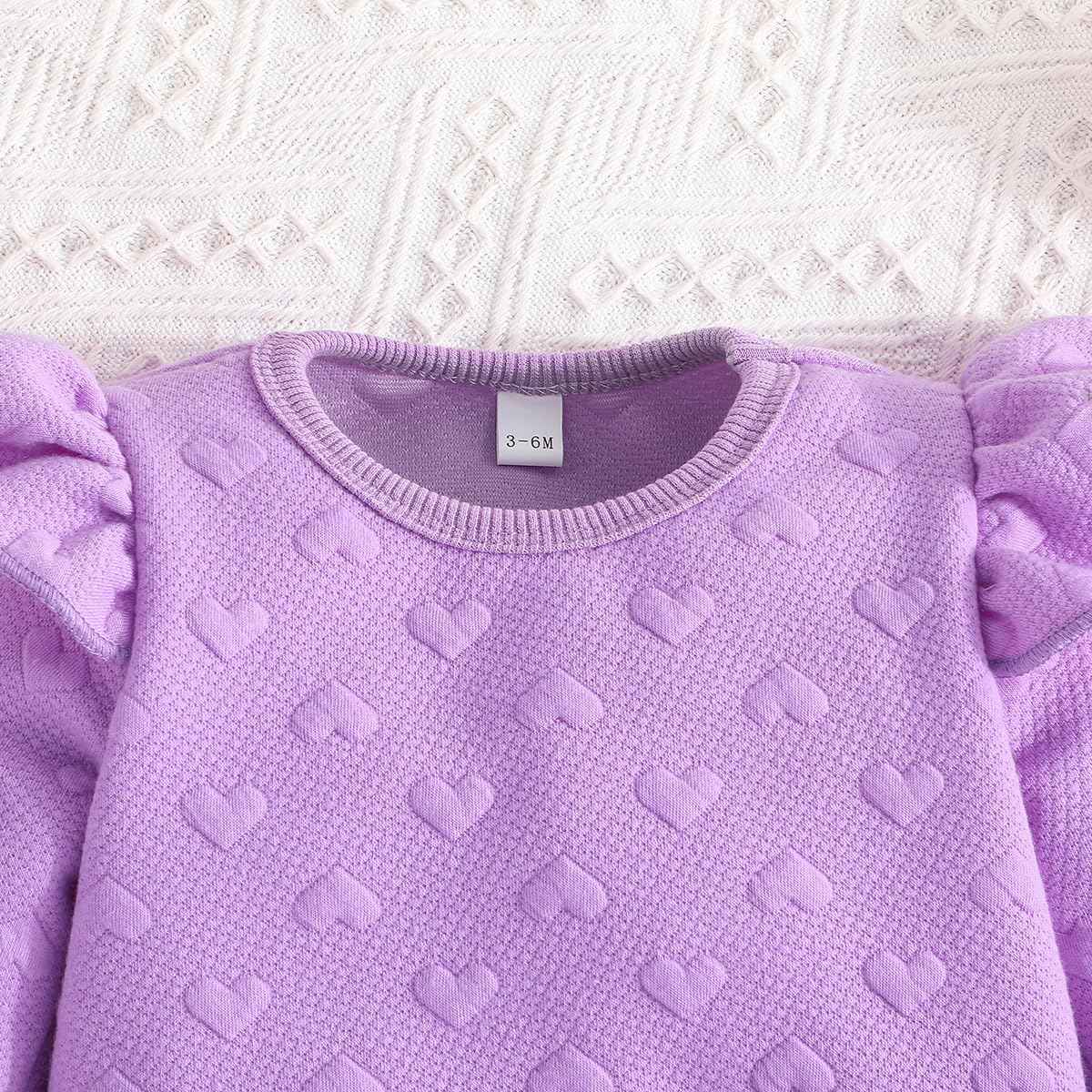 Toddler Baby Girl Outfits Long Sleeve Sweatshirt Top Trousers with Bow Tie Toddler Autumn Winter Clothing Set