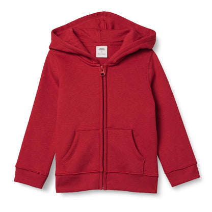 Essentials Girls' Fleece Zip-Up Hoodie 