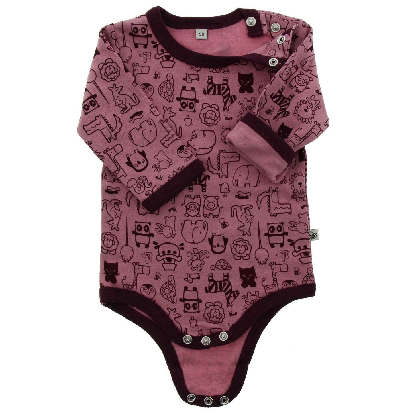 Pippi made with love Baby - Mädchen Body Ls Ao-printed (4-pack) Formender Body (4er Pack)