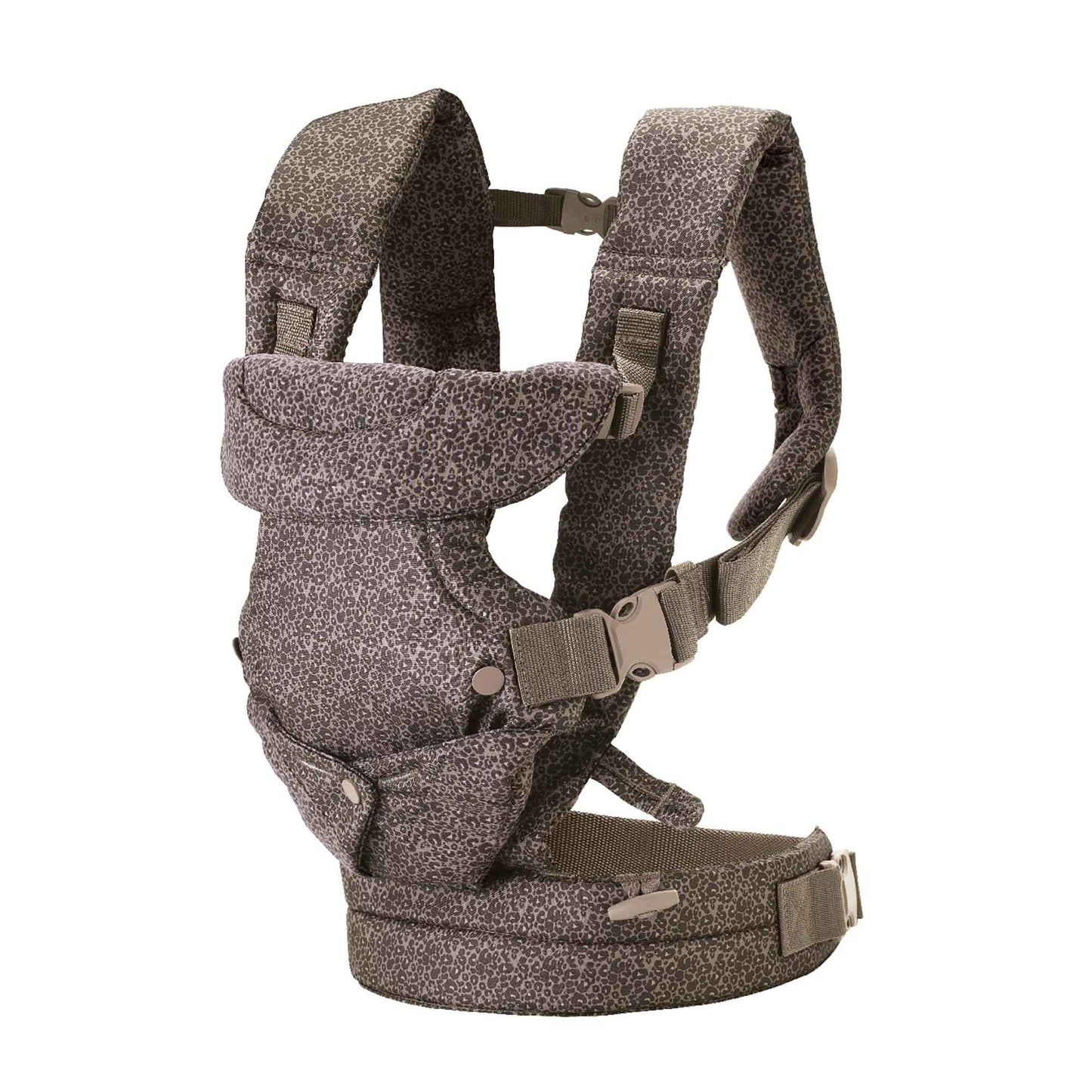 Infantino Flip Advanced 4-in-1 Babytrage, Ergonomisch, Umwandelbar, mit Blickrichtung Nach Innen und Außen, Vorne und Hinten Tragbar für Neugeborene bis Kleinkinder von 3,6-14,5 kg, Grau