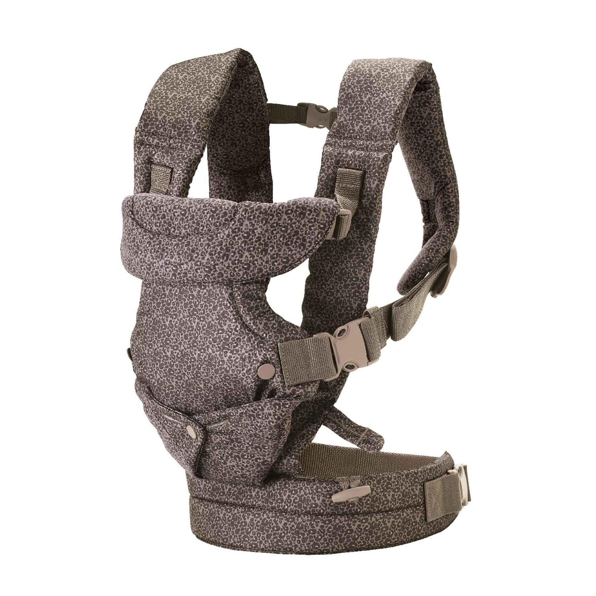 Infantino Flip Advanced 4-in-1 Babytrage, Ergonomisch, Umwandelbar, mit Blickrichtung Nach Innen und Außen, Vorne und Hinten Tragbar für Neugeborene bis Kleinkinder von 3,6-14,5 kg, Grau