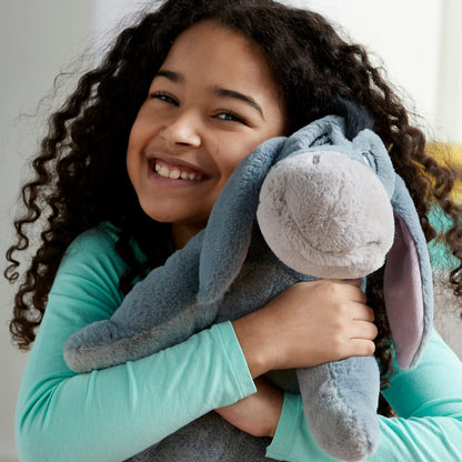 Disney Store Offizielles mittelgroßes I-Aah-Kuscheltier, 18 cm, von Winnie Puuh, Besticktes Kuscheltier mit Flauschiger Mähne und Schwanzspitze, Stickereien, geeignet ab 3 Jahren