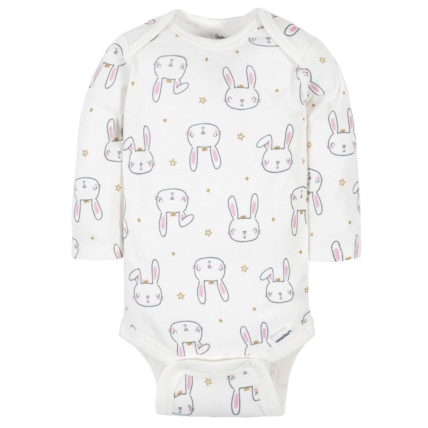 Mädchen 6er-Pack Langarm-Strampler Bodys Baby und Kleinkind T-Shirt Set (6er Pack)