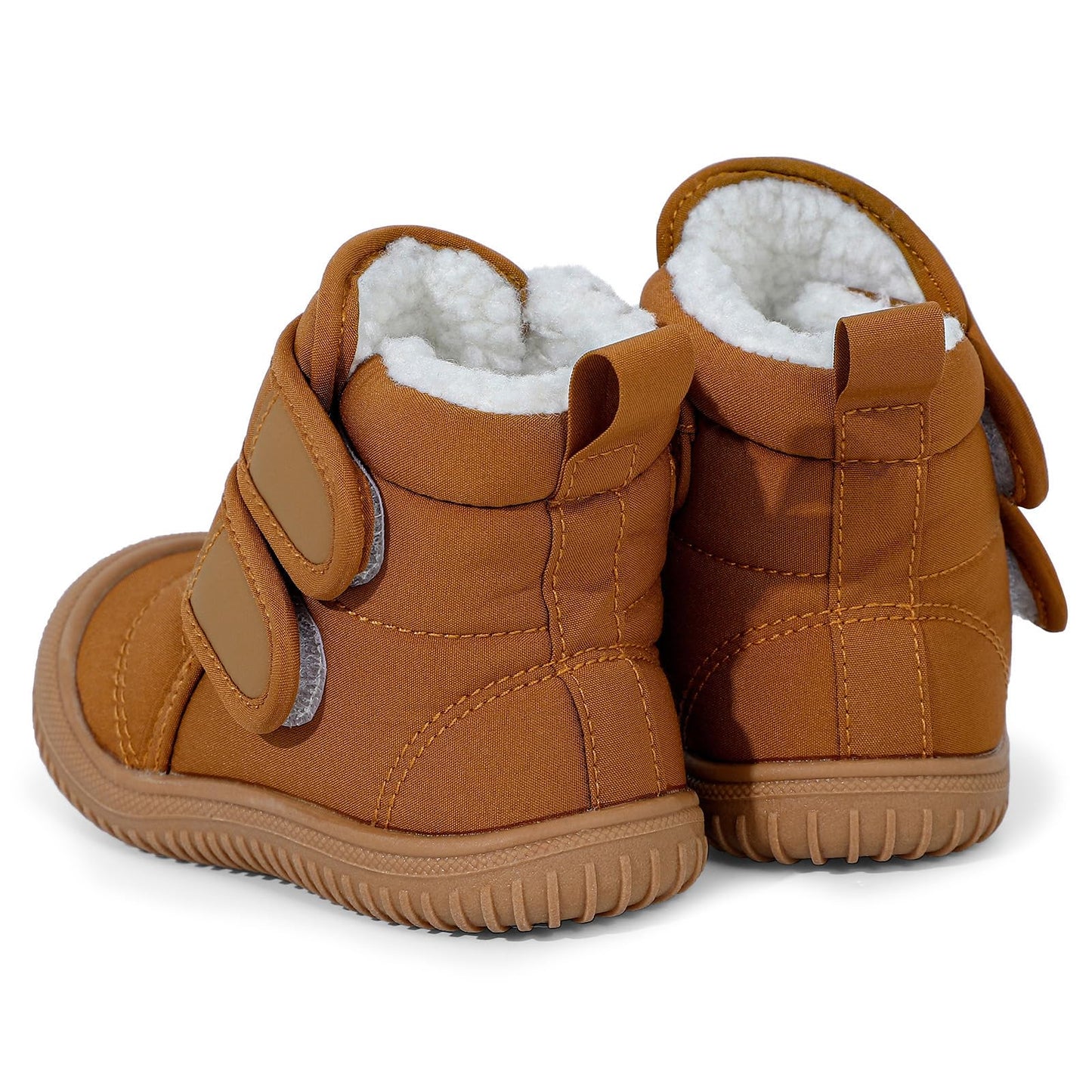 MASOCIO Winter Shoes Baby Boots Boys Girls Toddler Winter Boots Plush Flat Rubber Non-Slip Size 19-27 EU