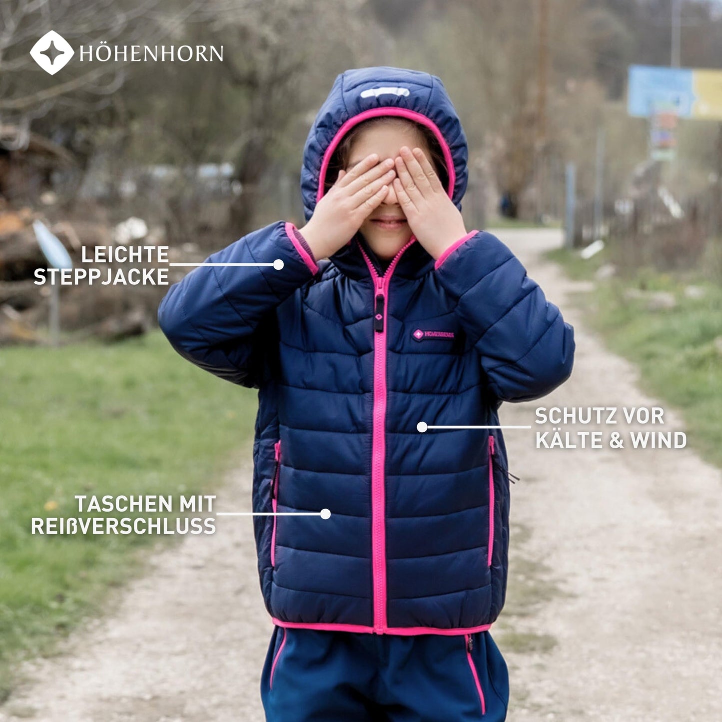 Höhenhorn Krocko children's jacket boys girls transitional jacket quilted jacket 