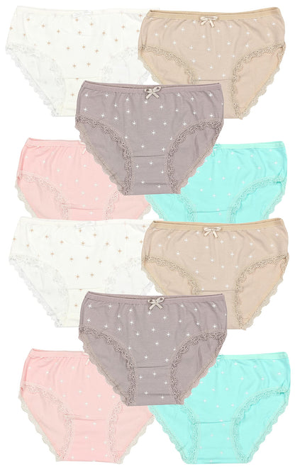 TupTam Unterhosen Mädchen 10er Pack – Bequeme Unterwäsche für Mädchen aus Baumwolle