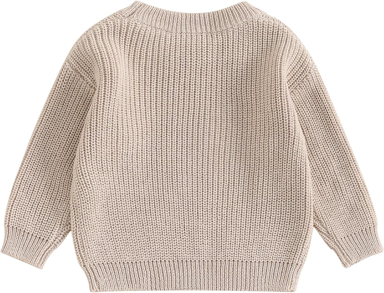 L&ieserram Baby Mädchen Jungen 1. Geburtstag Gestrickt Pullover Jumper Langarm Strickpullover Pulli Kleinkinder Kleidung Outfit Knitted Sweater 1 Jahr