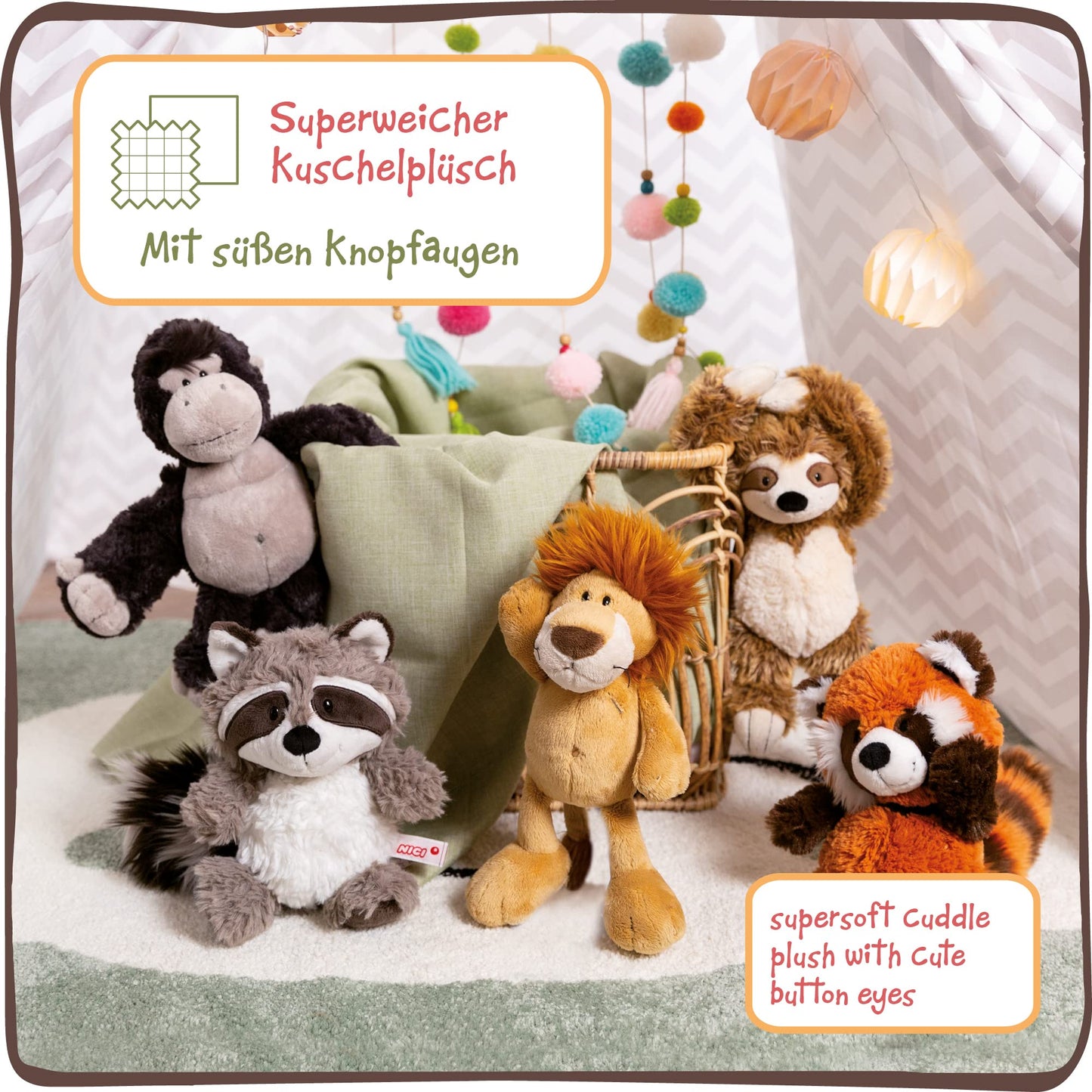NICI Kuscheltier Koala 25 cm – Koala Plüschtier für Mädchen, Jungen & Babys – Flauschiger Stofftier Koala zum Spielen, Sammeln & Kuscheln – Gemütliches Schmusetier