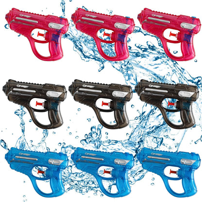 DERAYEE 12 Stück wasserpistole klein,Wasserspritzpistolen,Spritzpistole,Mini Wasserpistolen,Sommer Spielzeug Garten Pool Party Mitgebsel für Kinder
