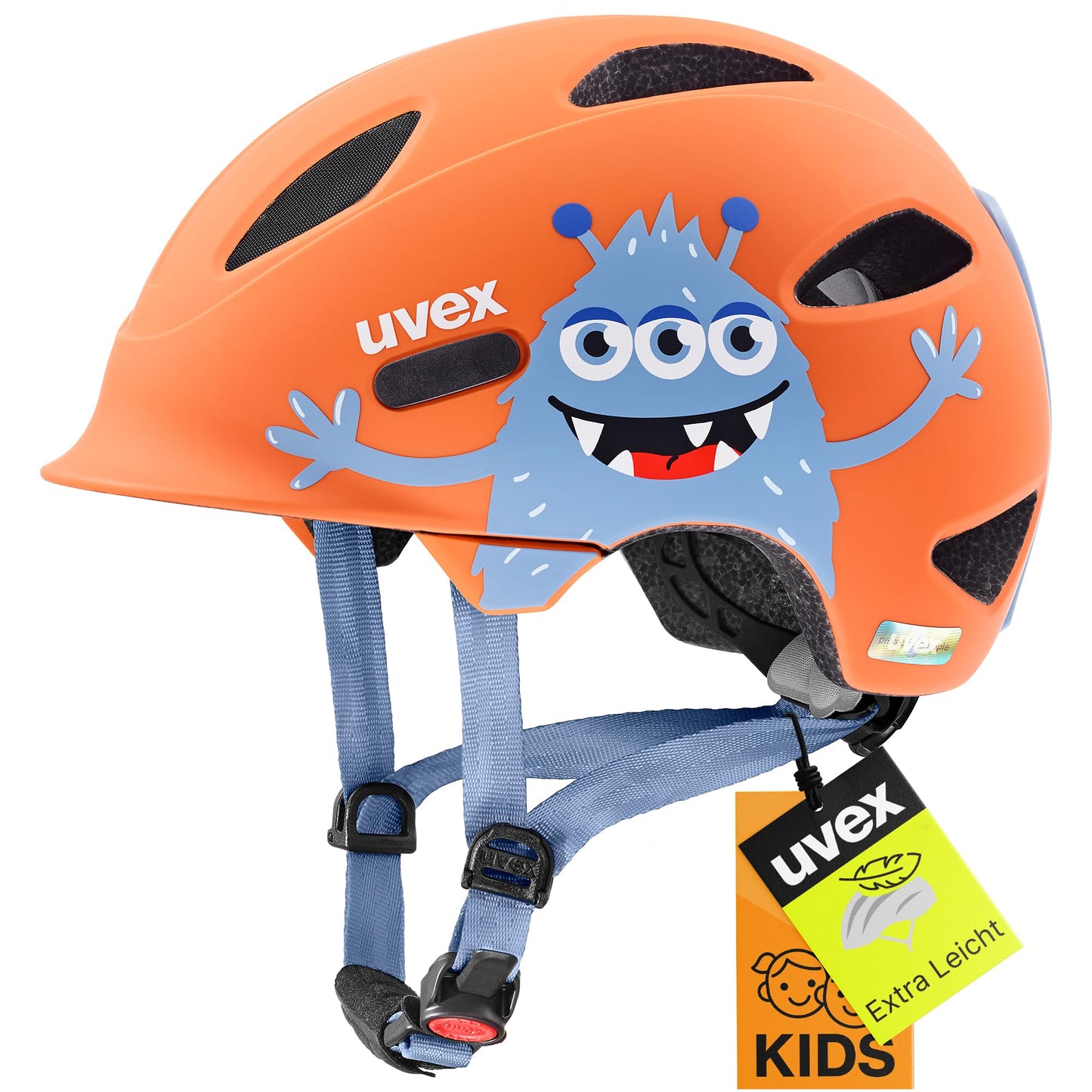 uvex oyo style - lightweight bicycle helmet for children - individual size adjustment - expandable with LED light 
