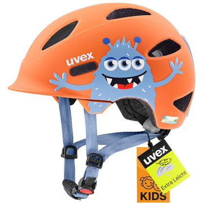 uvex oyo style - lightweight bicycle helmet for children - individual size adjustment - expandable with LED light 
