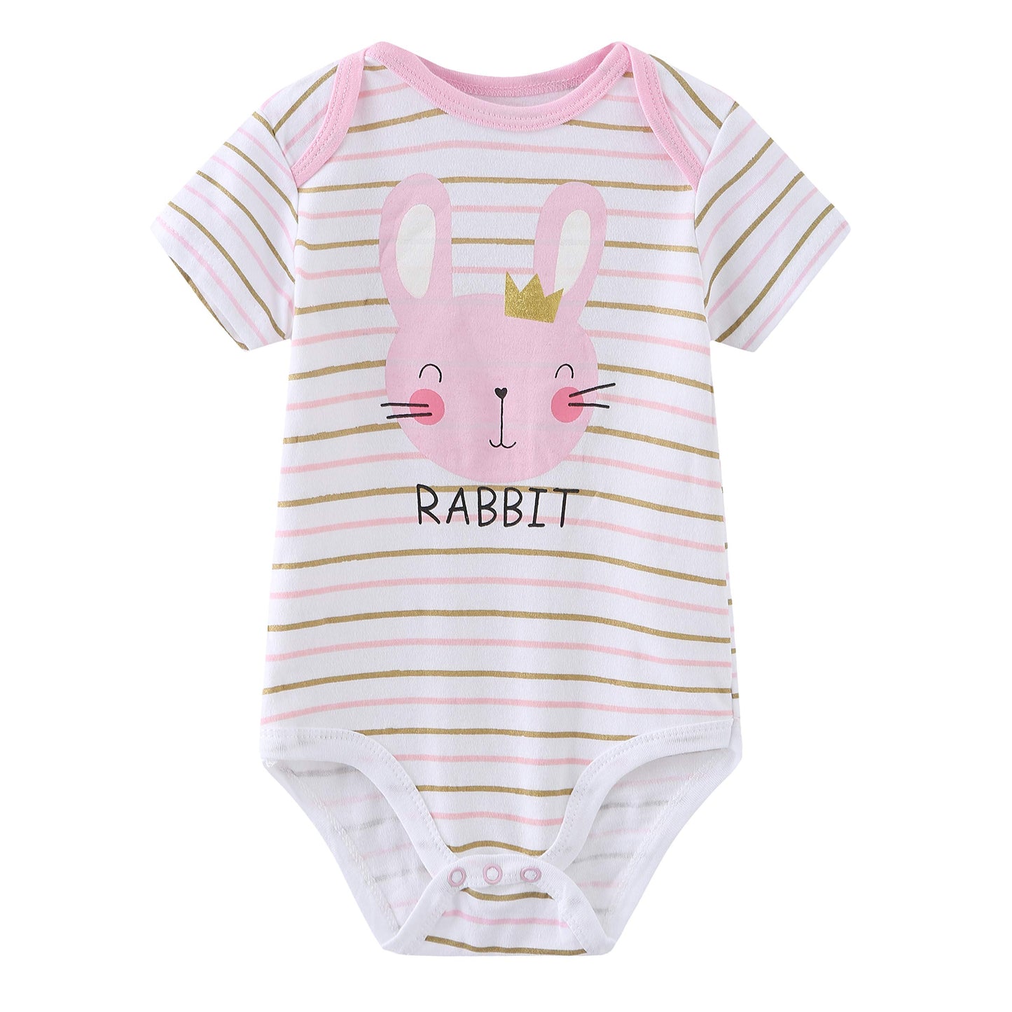 Kiddiezoom Baby-Body, Hose, Kleinkinder, Einteiler, Kleidung, Set, Outfits, für Jungen und Mädchen, Baumwollkappen, Kratzfäustlinge