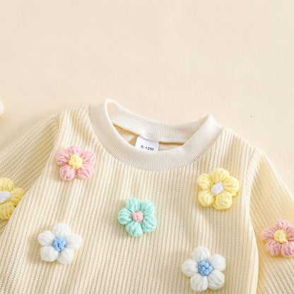 Baby Mädchen Kleidung Langarm Top + Hose Zweiteiler Neugeborene Herbst Winter Babykleidung Set Kleinkind Bekleidungssets für 6 Monate-4 Jahre