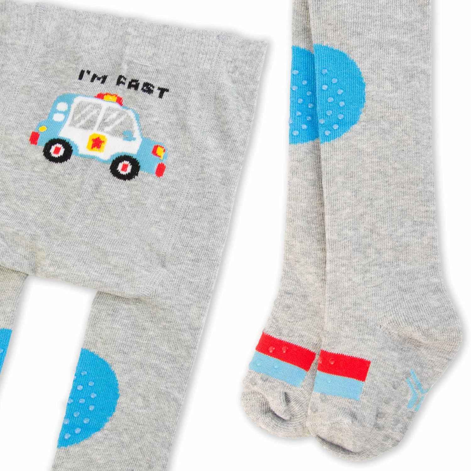 CiuchCiuch Crawling Tights 3 Pack - Three Pieces - Triple ABS - Non-Slip Material - For Children - Babies - Girls - Boys - 75% Cotton, 22% Polyester, 3% Elastane