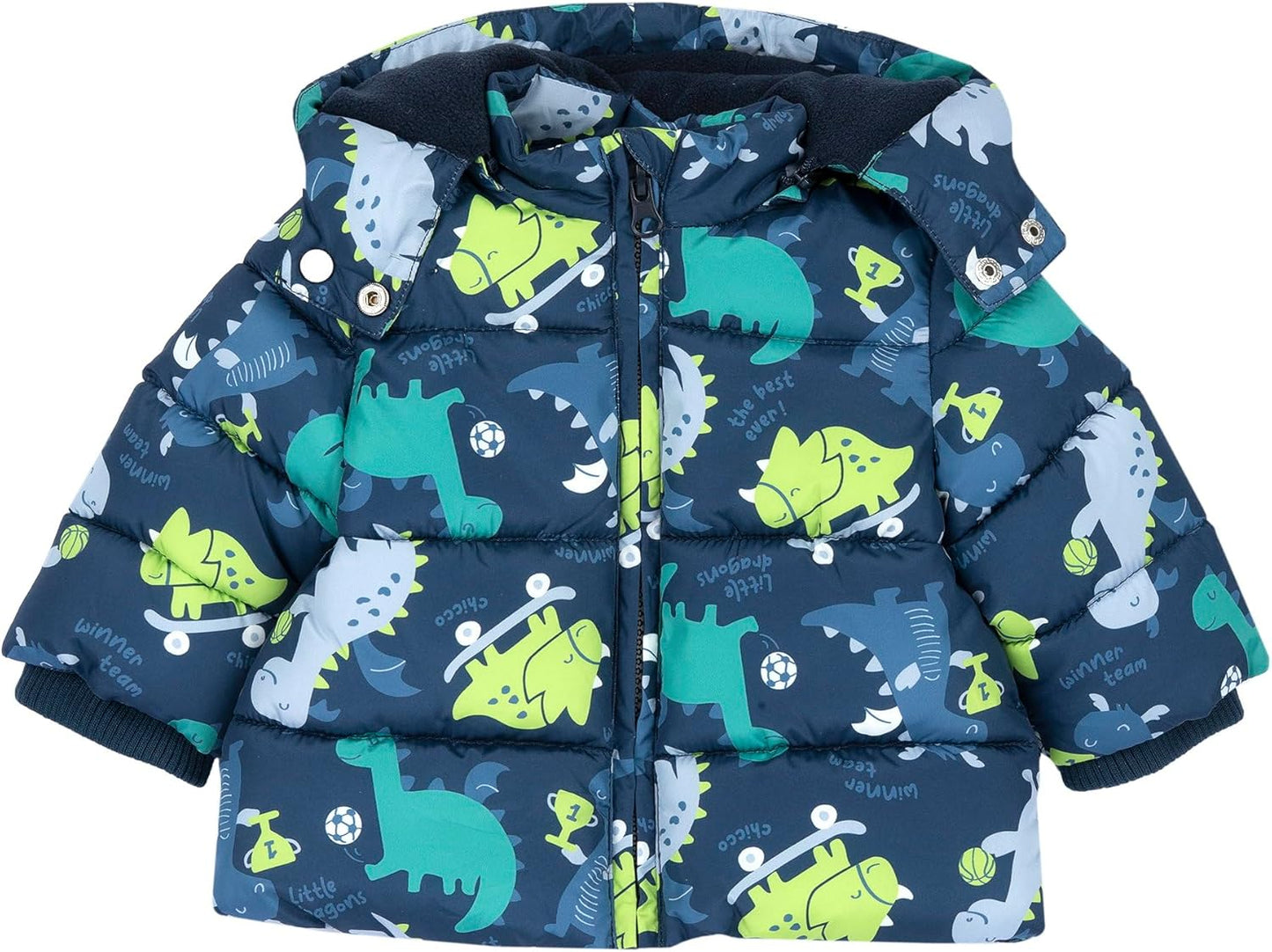 Chicco, Babyjacke Mit Kapuze Und Praktischem Reißverschluss, Maschinenwaschbar, Babykleidung Für 0-24 Monate, Designed in Italy