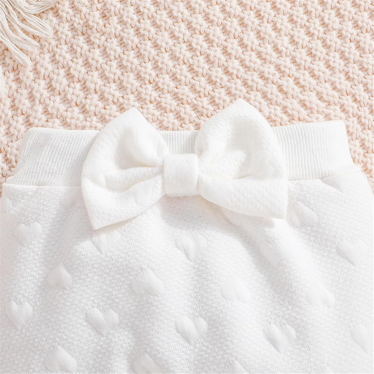 Kleinkind Baby Mädchen Outfits Langarm Sweatshirt Top Hosen mit Fliege Kleinkind Herbst Winter Kleidung Set