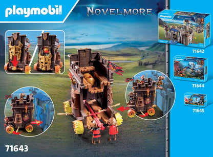 PLAYMOBIL Novelmore 71642 Arwynns Castle, Knight's Castle, Includes Three Knights and Numerous Accessories for Realistic Battles, Action-packed Toy for Children from 4 Years