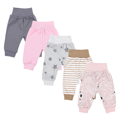 TupTam Pumphose Baby 5er Pack Unisex - Bequeme Baby Hose für Jungen und Mädchen aus Oeko-Tex Baumwolle